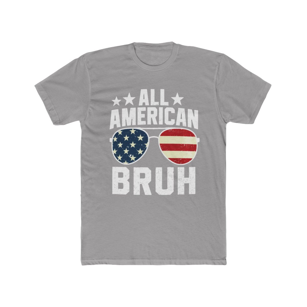 Patriotic USA design for July 4th - All American Bruh | Small Brained American - Official Creator merchandise