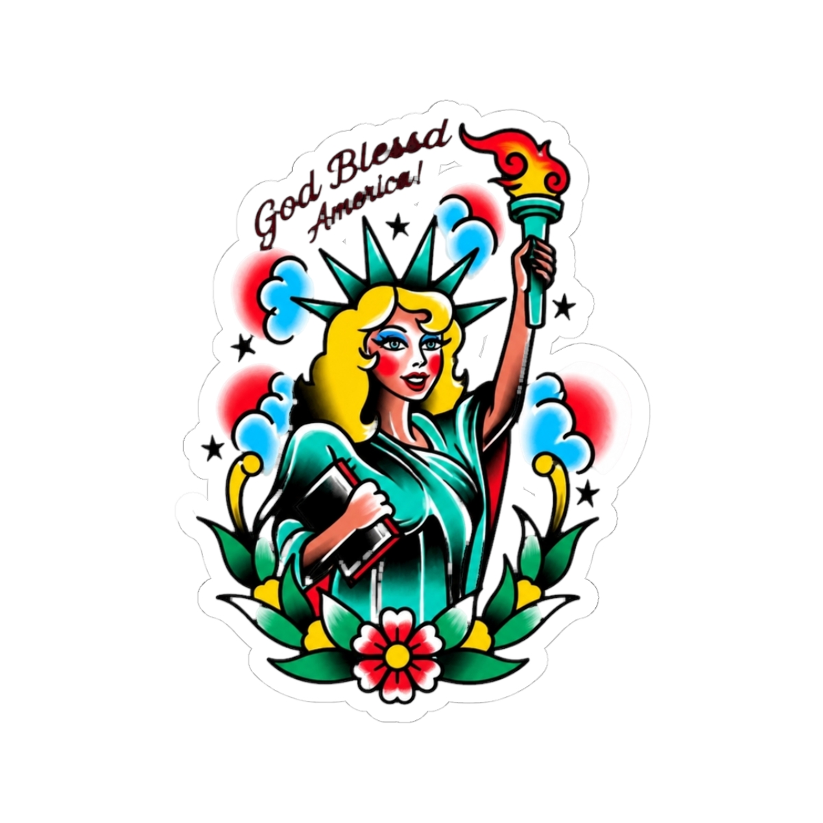 SBA Lady Liberty Sticker | Small Brained American