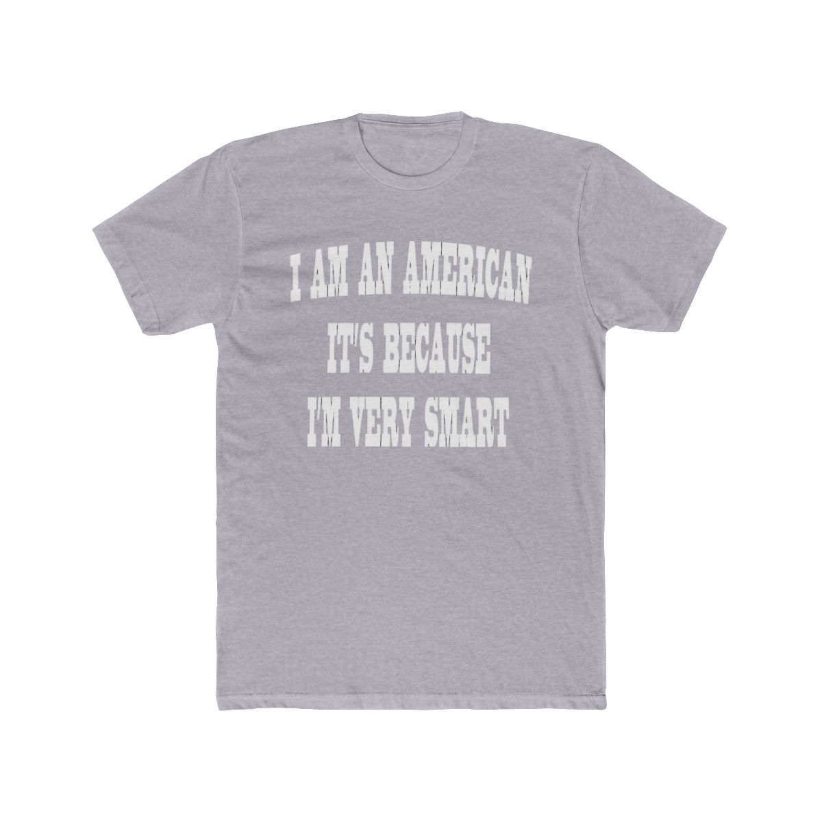 The American is very intelligent | Small Brained American