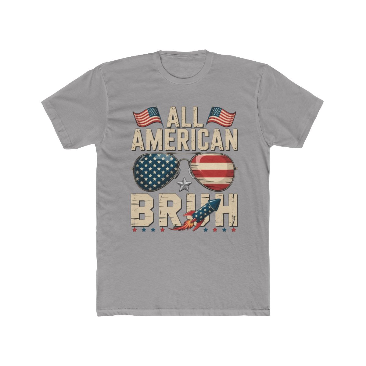 All American Bruh 4Th Of July | Small Brained American - Official Creator merchandise