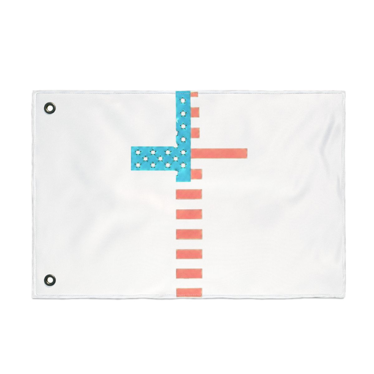 Blessed American Flag Cross Religious Christian Minimalist | Small Brained American - Official Creator merchandise