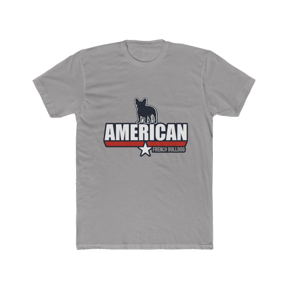 American French Bulldog (small logo) T Shirt | Small Brained American - Official t-shirts merchandise