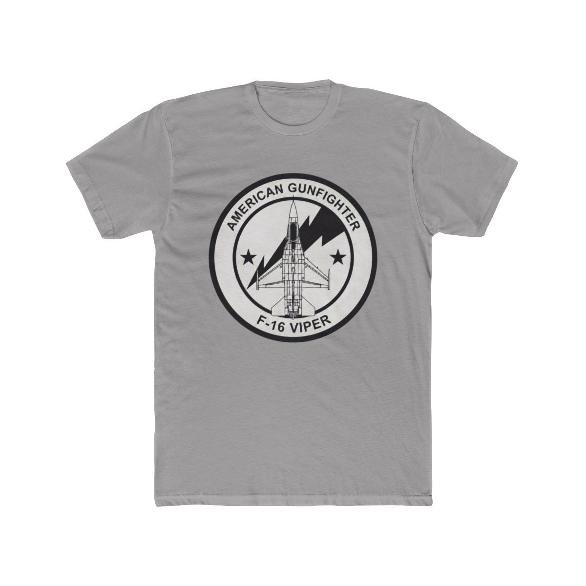 American Gunfighter F-16 Viper (small logo) T Shirt | Small Brained American - Official t-shirts merchandise