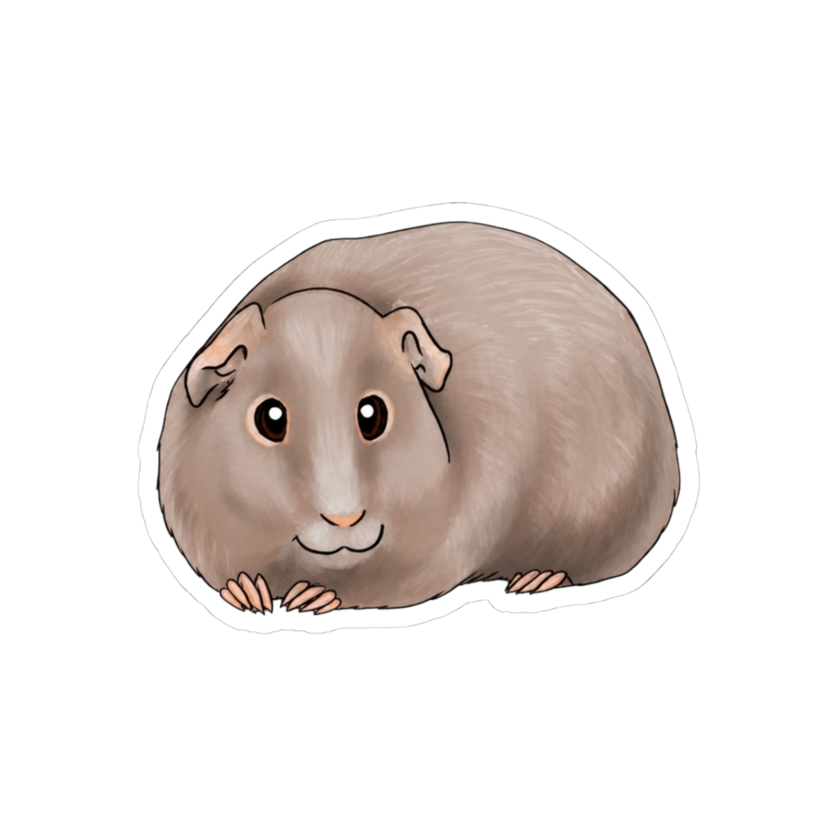Small Mammal - American Guinea Pig - Lilac Sticker | Small Brained American - Official stickers merchandise